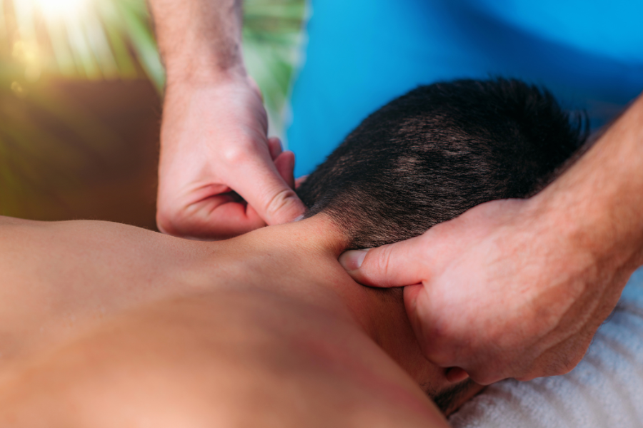 neck and upper body massage
